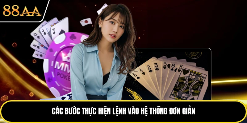 Các bước thực hiện lệnh vào hệ thống đơn giản